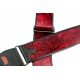 8419612001138 Talisman Paisley Velvet Red Ремень для гитары, синтетика, красный, RightOn Straps