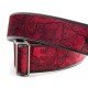 8419612001138 Talisman Paisley Velvet Red Ремень для гитары, синтетика, красный, RightOn Straps