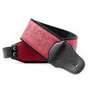 8419612001619 Groove Sandokan Red AA Ремень для гитары, текстиль/синтетика, RightOn Straps