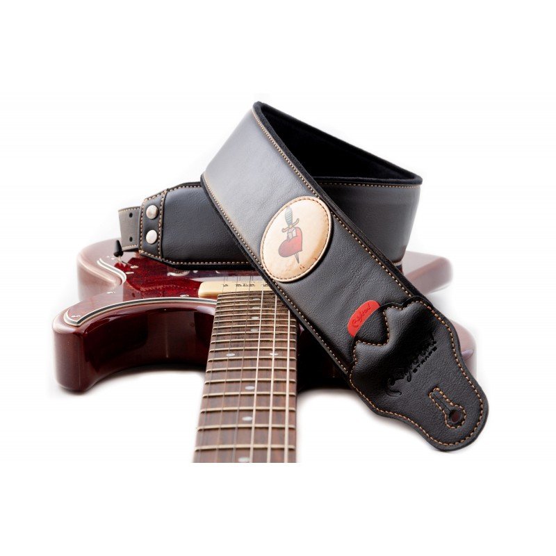 8419612002388 Groove Old School Heart Ремень для гитары, текстиль/синтетика, RightOn Straps 8419612002388 Groove Old School Heart Ремень для гитары, текстиль/синтетика, RightOn Straps