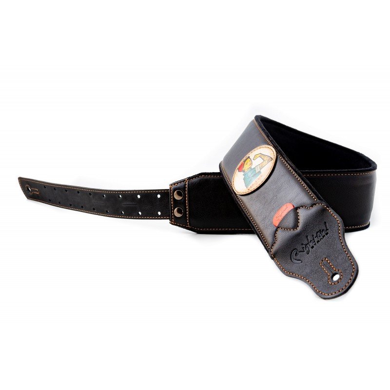 8419612002395 Groove Old School Pin-Up Ремень для гитары, текстиль/синтетика, RightOn Straps 8419612002395 Groove Old School Pin-Up Ремень для гитары, текстиль/синтетика, RightOn Straps