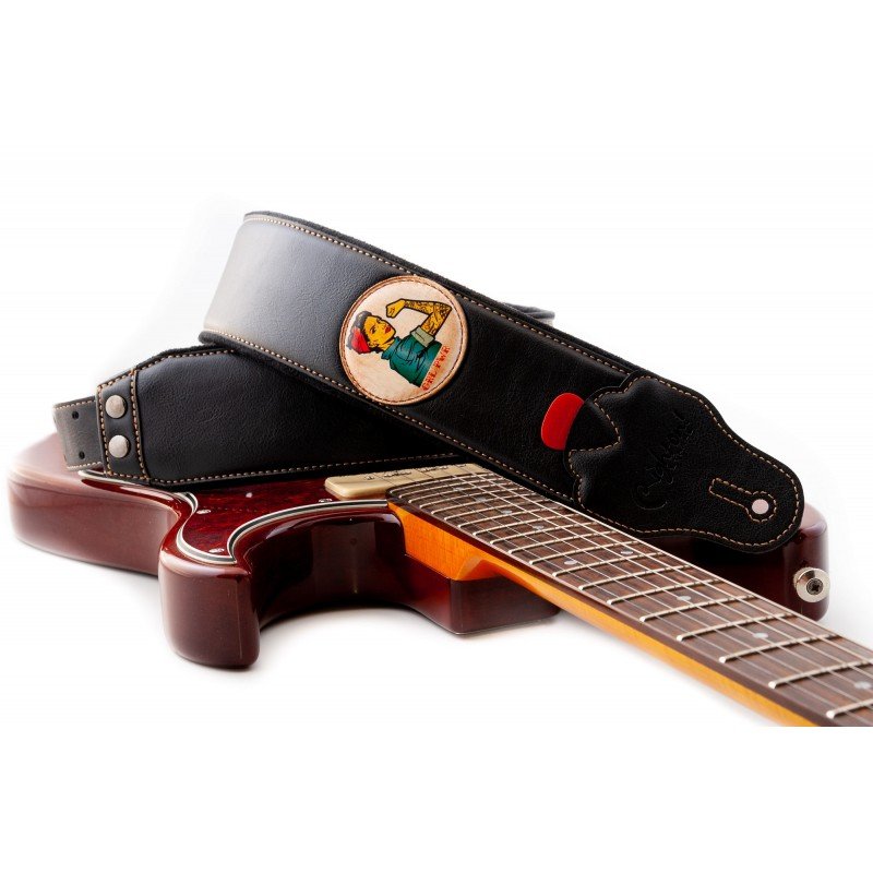 8419612002395 Groove Old School Pin-Up Ремень для гитары, текстиль/синтетика, RightOn Straps 8419612002395 Groove Old School Pin-Up Ремень для гитары, текстиль/синтетика, RightOn Straps