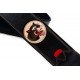 8419612002401 Groove Old School Panther Black Ремень для гитары, текстиль/синтетика, RightOn Straps