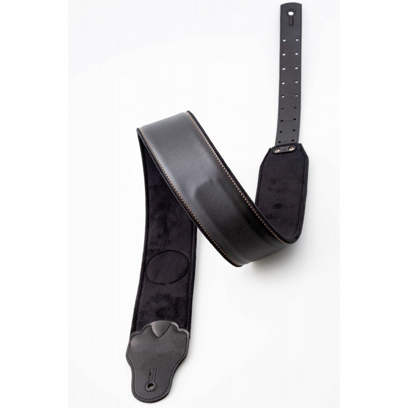 8419612002401 Groove Old School Panther Black Ремень для гитары, текстиль/синтетика, RightOn Straps