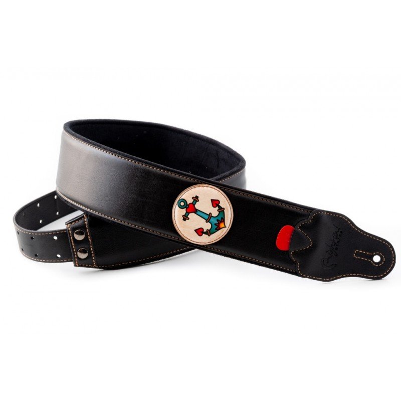 8419612002418 Groove Old School Anchor Ремень для гитары, текстиль/синтетика, RightOn Straps 8419612002418 Groove Old School Anchor Ремень для гитары, текстиль/синтетика, RightOn Straps
