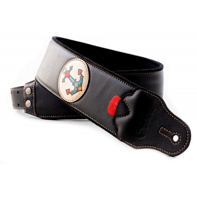 8419612002418 Groove Old School Anchor Ремень для гитары, текстиль/синтетика, RightOn Straps 8419612002418 Groove Old School Anchor Ремень для гитары, текстиль/синтетика, RightOn Straps