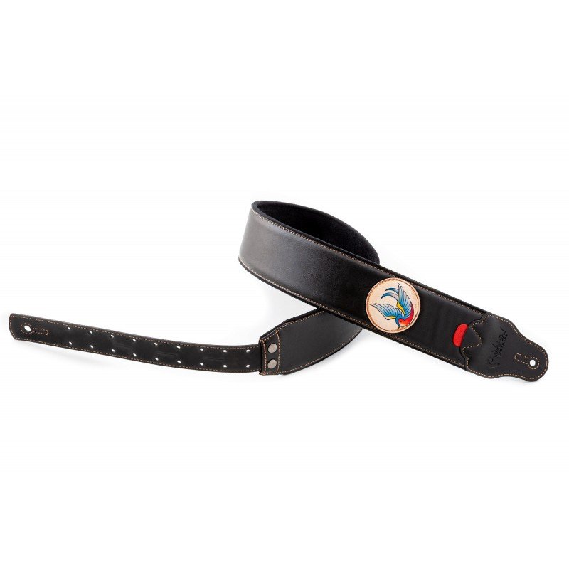 8419612002425 Groove Old School Swallow Ремень для гитары, текстиль/синтетика, RightOn Straps 8419612002425 Groove Old School Swallow Ремень для гитары, текстиль/синтетика, RightOn Straps