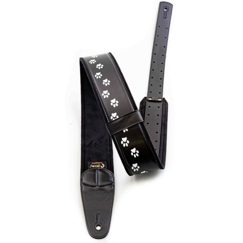 8436612540610 Mojo Cat Ремень для гитары, текстиль/синтетика, черный, RightOn Straps 8436612540610 Mojo Cat Ремень для гитары, текстиль/синтетика, черный, RightOn Straps