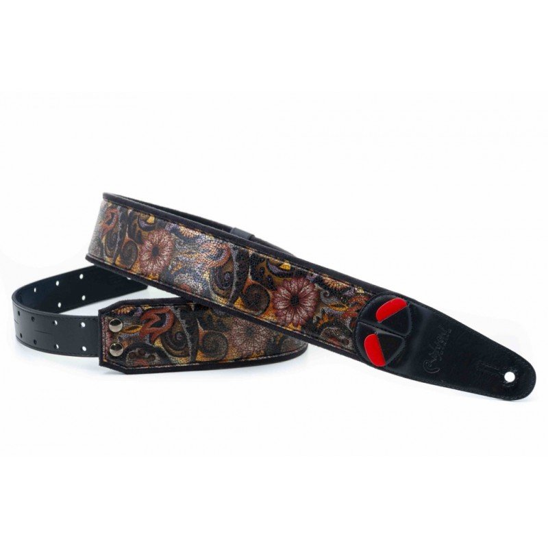 8436612540634 Mojo Crunch Ремень для гитары, текстиль/синтетика, черный, RightOn Straps 8436612540634 Mojo Crunch Ремень для гитары, текстиль/синтетика, черный, RightOn Straps