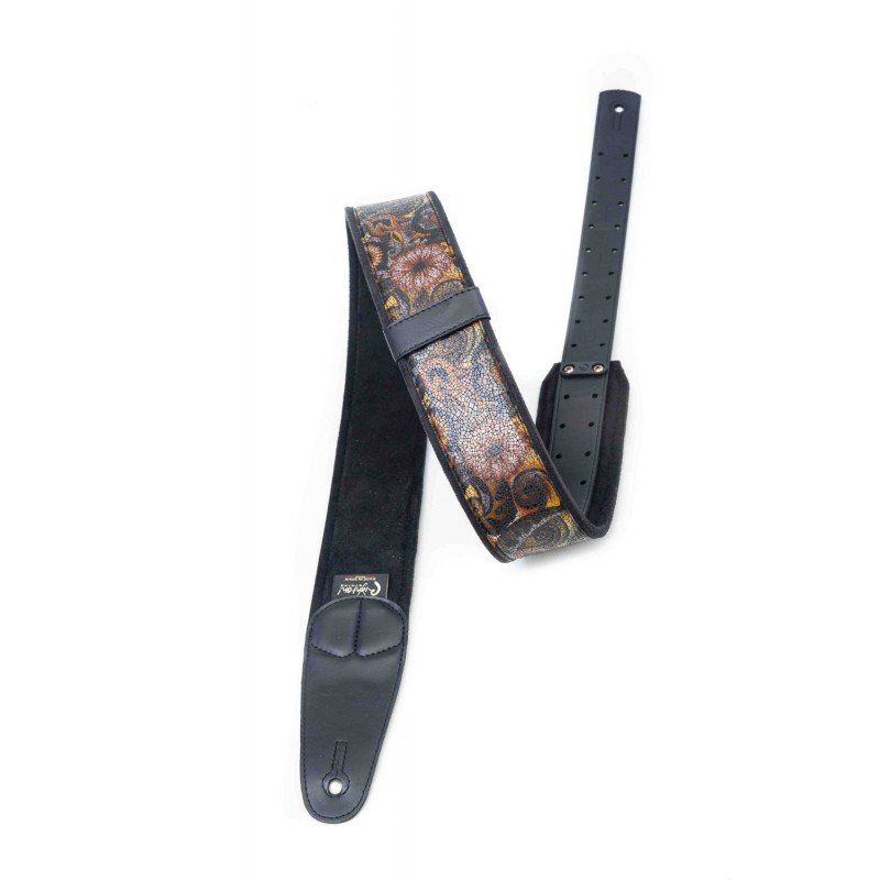 8436612540634 Mojo Crunch Ремень для гитары, текстиль/синтетика, черный, RightOn Straps 8436612540634 Mojo Crunch Ремень для гитары, текстиль/синтетика, черный, RightOn Straps