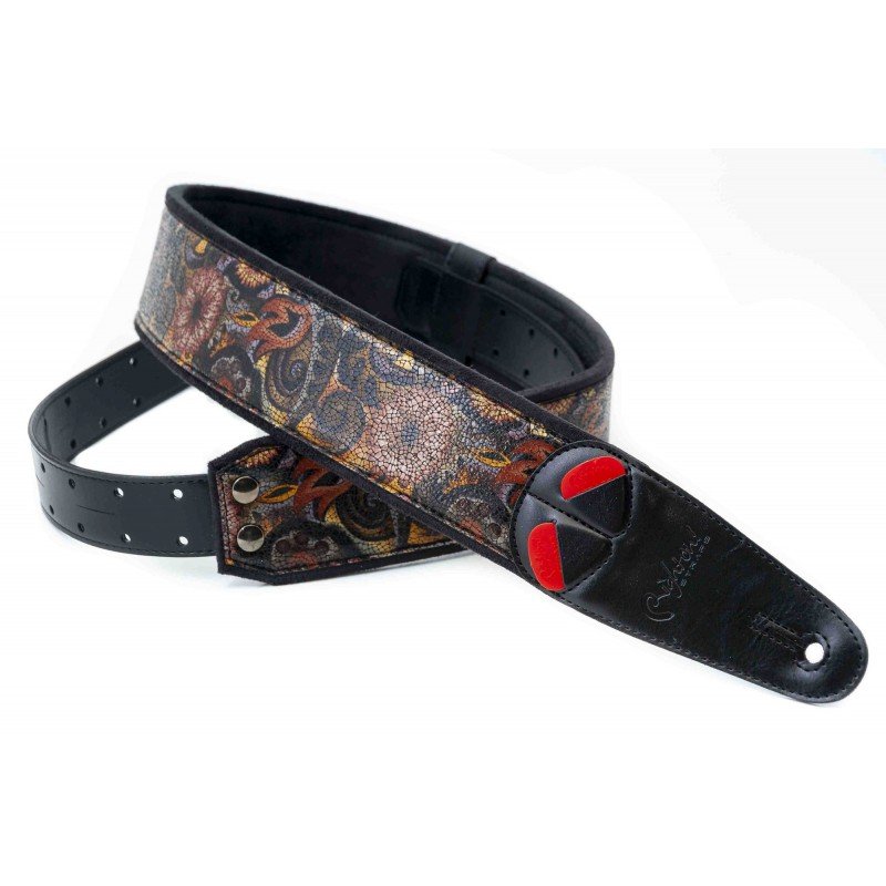 8436612540634 Mojo Crunch Ремень для гитары, текстиль/синтетика, черный, RightOn Straps 8436612540634 Mojo Crunch Ремень для гитары, текстиль/синтетика, черный, RightOn Straps