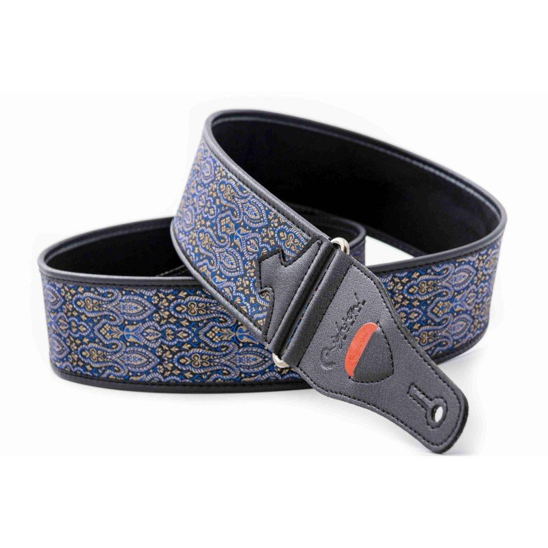8436612540771 Talisman Cordoba Blue Ремень для гитары, текстиль/синтетика, синий, RightOn Straps