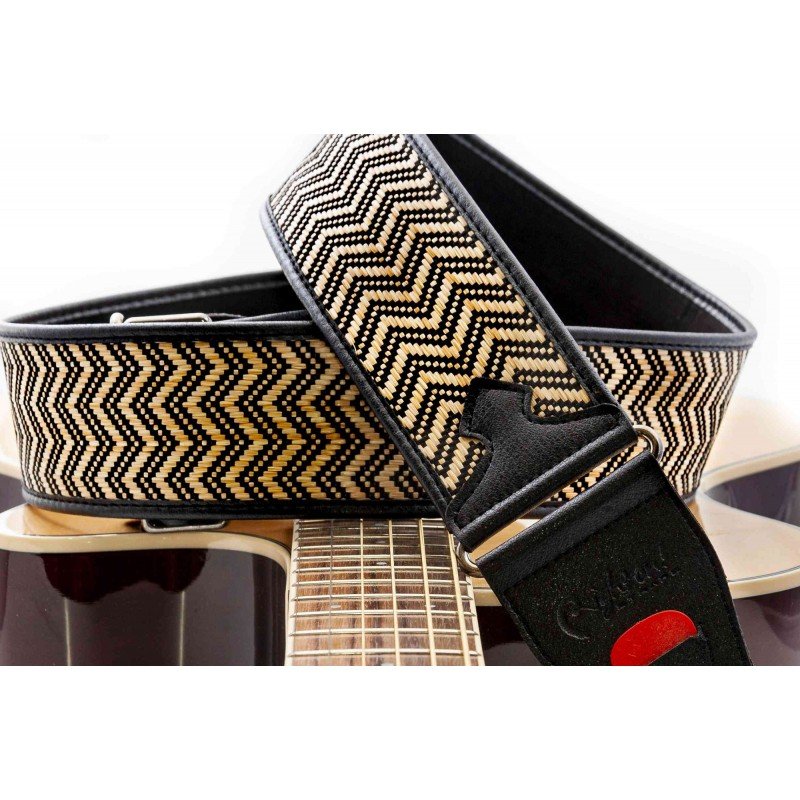 8436612540801 Talisman Victoria Ремень для гитары, текстиль/синтетика, бежевый, RightOn Straps