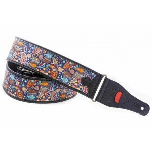 8436612540818 Talisman Kashmir Blue Ремень для гитары, текстиль/синтетика, RightOn Straps