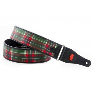 8436612540825 Talisman Tartan Green Ремень для гитары, текстиль/синтетика, зеленый, RightOn Straps