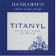 950MHT TYTANIL Комплект струн для классической гитары титанил/посеребренные Hannabach