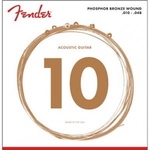 FENDER STRINGS NEW ACOUSTIC 60XL PHOS BRNZ BALL 10-48, струны для акустической гитары, фосфорированная бронза FENDER STRINGS NEW ACOUSTIC 60XL PHOS BRNZ BALL 10-48, струны для акустической гитары, фосфорированная бронза