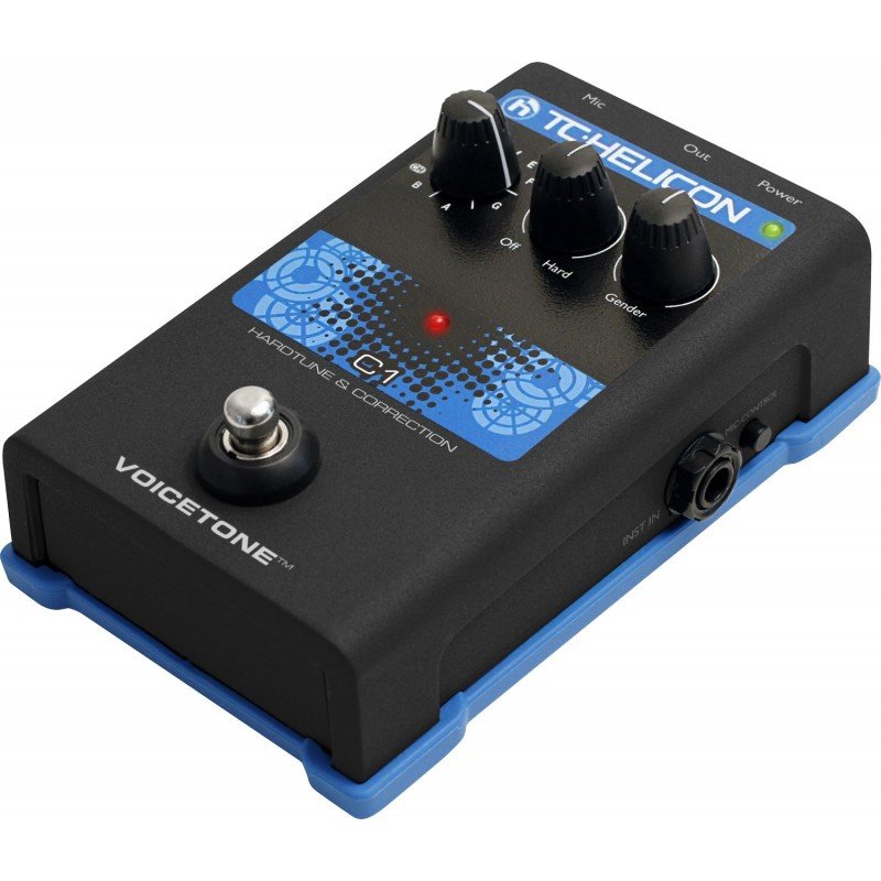 TC HELICON VoiceTone C1 напольная вокальная педаль эффекта коррекции тона