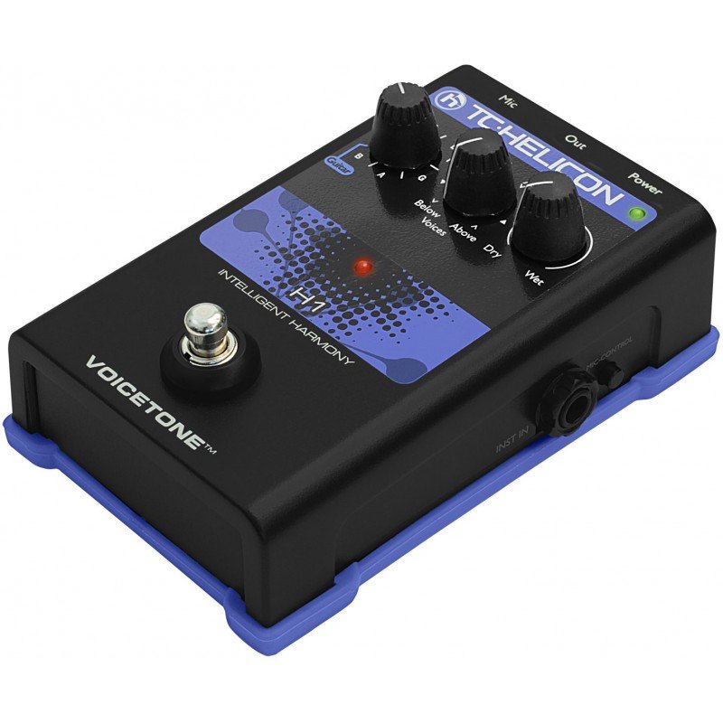 TC HELICON VoiceTone H1 напольная вокальная педаль эффекта интелектуальной гармонизации