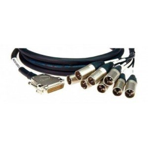KLOTZ TAN08DM05 мультикабель 5 м, D-Sub25 - 8 XLR Neutrik Male KLOTZ TAN08DM05 мультикабель 5 м, D-Sub25 - 8 XLR Neutrik Male