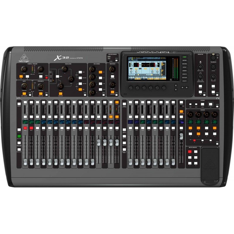 BEHRINGER X32 цифровой программируемый микшер 32 канала, 16 шин, 32 х 32 интерфейс USB