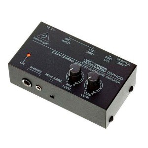 BEHRINGER MA400 компактный мониторный усилитель для наушников с функцией прослушивания сигнала сквозного микрофонного канала BEHRINGER MA400 компактный мониторный усилитель для наушников с функцией прослушивания сигнала сквозного микрофонного канала