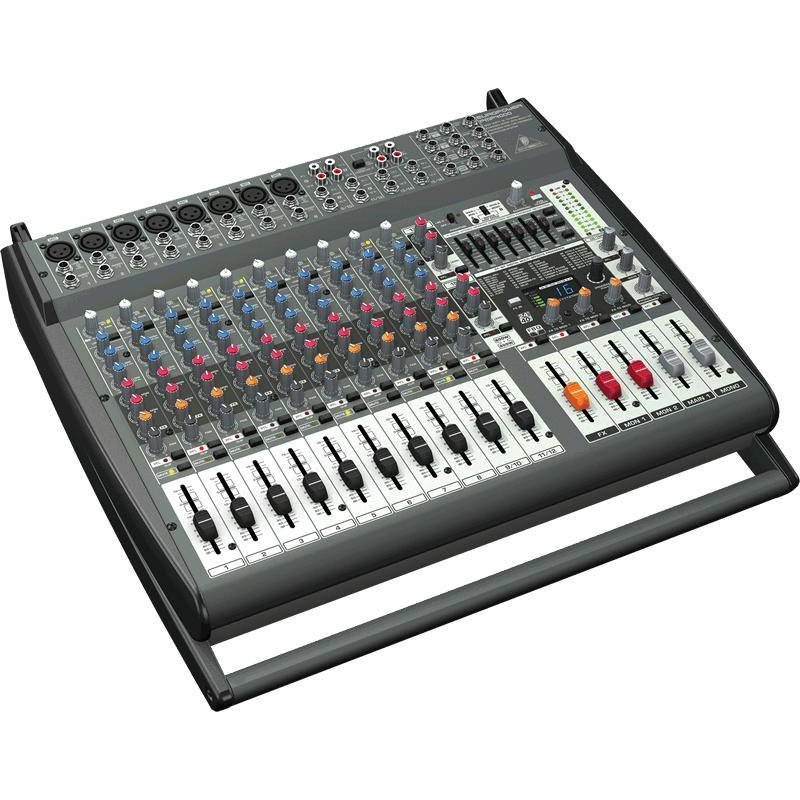 BEHRINGER PMP4000 активный микшер 2 х 800 Вт @ 4 Ом (2 х 600 Вт RMS), 8 моновходов, 4 стерео, процессор эффектов