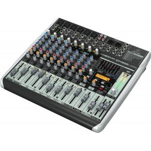 BEHRINGER QX1222USB микшер, 4 моновхода с компрессорами, 4 стерео, 6 микрофонных предусилителей, 2 AUX-шины, процессор эффектов BEHRINGER QX1222USB микшер, 4 моновхода с компрессорами, 4 стерео, 6 микрофонных предусилителей, 2 AUX-шины, процессор эффектов