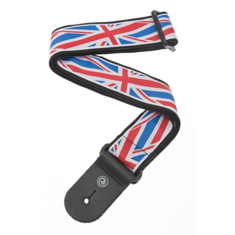 PLANET WAVES 50A11 WOVEN STRAP UNION JACK тканый гитарный ремень, британский флаг