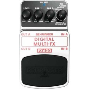 BEHRINGER FX600 педаль цифровых стереофонических эффектов (фленджер, хорус, фейзер, дилей и др.) BEHRINGER FX600 педаль цифровых стереофонических эффектов (фленджер, хорус, фейзер, дилей и др.)