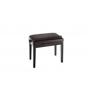 K&M 13900-100-20 банкетка для пианино, мат. чёрн. основание, чёрн. вельвет. сиденье, в. 46-55 см K&M 13900-100-20 банкетка для пианино, мат. чёрн. основание, чёрн. вельвет. сиденье, в. 46-55 см