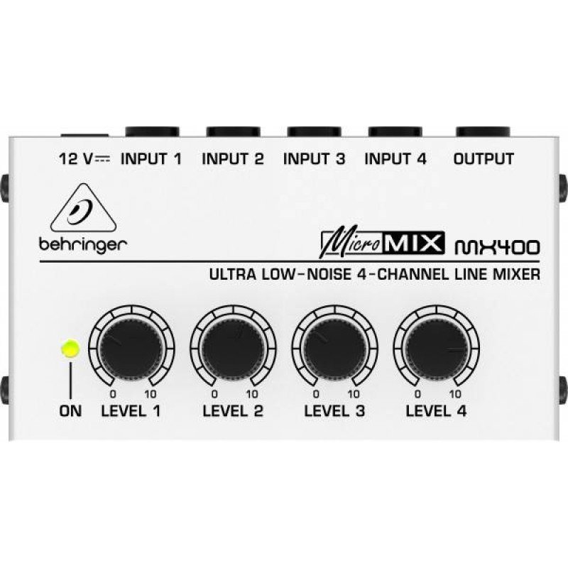 BEHRINGER MX400 компактный 4-канальный микшер линейных сигналов