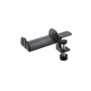 K&M 16090-000-55 держатель для наушников на струбцине, для микрофонной стойки или стола, не поворотный K&M 16090-000-55 держатель для наушников на струбцине, для микрофонной стойки или стола, не поворотный