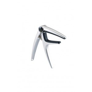 K&M 30900-000-02 каподастр для гитары профессиональный, матовый, цвет хром K&M 30900-000-02 каподастр для гитары профессиональный, матовый, цвет хром