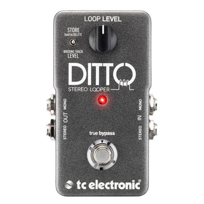 TC ELECTRONIC DITTO STEREO LOOPER педаль стерео лупер для гитары, запись до 5 минут