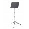 K&M 11870-015-55 пюпитр дирижёрский на треноге, в от 650 до 1500 мм, размер стола 49 x 34 см, сталь, чёрный