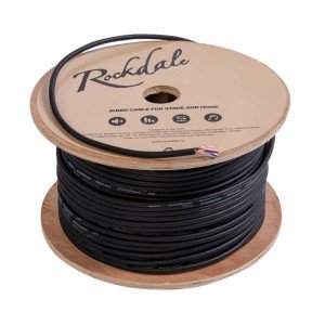 ROCKDALE M008 Микрофонный кабель в бухте для балансных соединений, OFC структура 84х0,1+2х(28х0,1), длина 100 м, цена за метр