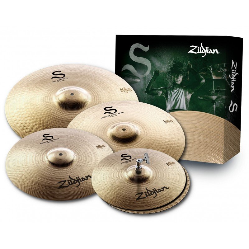 ZILDJIAN S390 S PERFORMER SETнабор тарелок (14` S Hi-Hat Pair, 16` S Medium Thin Crash, 18` S Medium Thin Crash, 20` Ride)