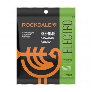 ROCKDALE RES-1046 струны для электрогитары, никелированная сталь, 10-46