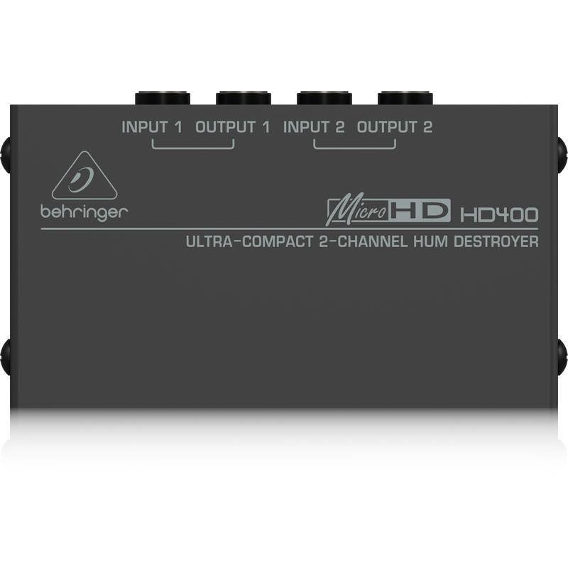 BEHRINGER MICROHD HD400 компактный 2-канальный подавитель шума