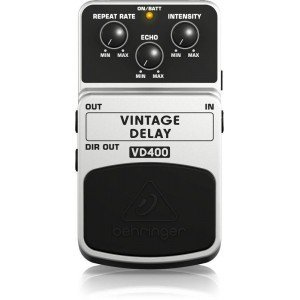 BEHRINGER VINTAGE DELAY VD400 гитарная педаль эмуляции аналогового эффекта Delay BEHRINGER VINTAGE DELAY VD400 гитарная педаль эмуляции аналогового эффекта Delay