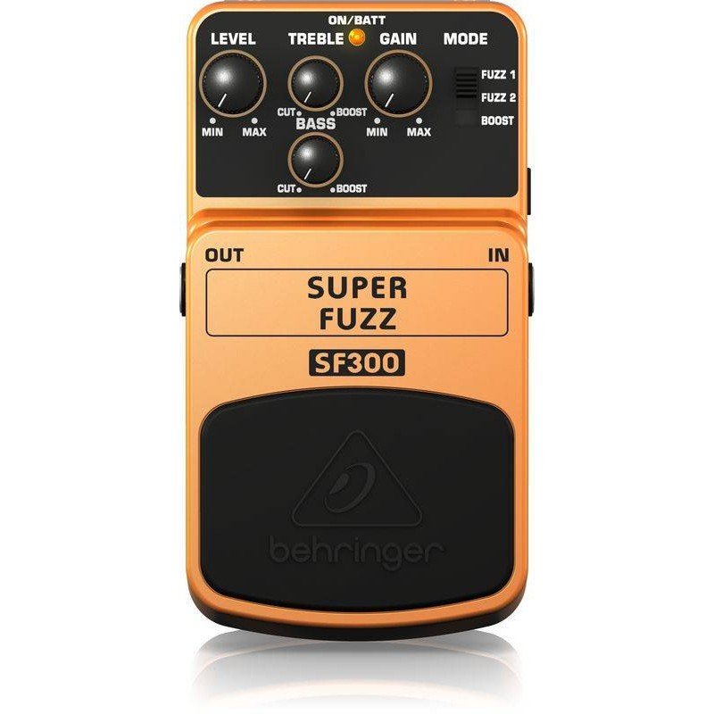 BEHRINGER SUPER FUZZ SF300 гитарная педаль эффекта Fuzz (3 режима)