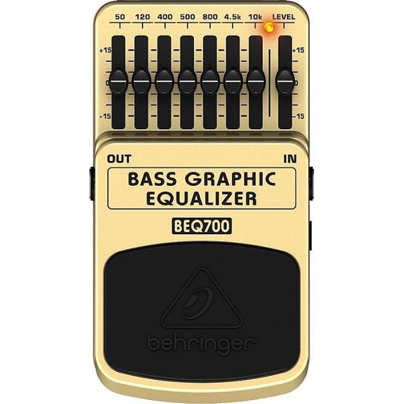 BEHRINGER BASS GRAPHIC EQUALIZER BEQ700 педаль для бас-гитары, 7-полосный эквалайзер