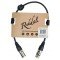 ROCKDALE MC001-50CM готовый микрофонный кабель, разъемы XLR, длина 50 см