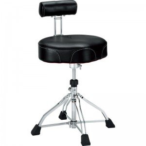 TAMA HT741B стул для барабанщика 1ST CHAIR ERGO-RIDER мото-седло (винтовой) со спинкой