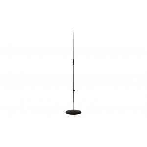 K&M 26010-300-02 прямая микрофонная стойка, круглое основание, высота 870-1575 мм, цвет хром K&M 26010-300-02 прямая микрофонная стойка, круглое основание, высота 870-1575 мм, цвет хром