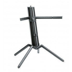 K&M 18840-000-35 Baby Spider Pro стойка для клавишных инструментов, 1 уровень, макс. нагрузка 70 кг, в 990 мм, алюминий, чёрная