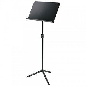 K&M 11930-000-55 пюпитр Overture, стол 500 x 320 x 56 мм, выс 760-1300 мм, сталь, чёрная