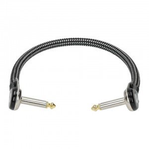 KLOTZ VINPAN0015 3 патч кабеля для соединения педалей 15 см, плоские разъёмы моно Jack KLOTZ, оболочка твид KLOTZ VINPAN0015 3 патч кабеля для соединения педалей 15 см, плоские разъёмы моно Jack KLOTZ, оболочка твид