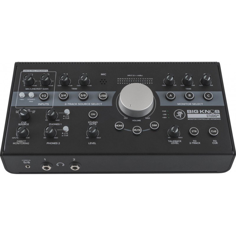 MACKIE Big Knob Studio+ USB аудио интерфейс 2x4 и контроллер для мониторов 4x3, 192 кГц/24 бита